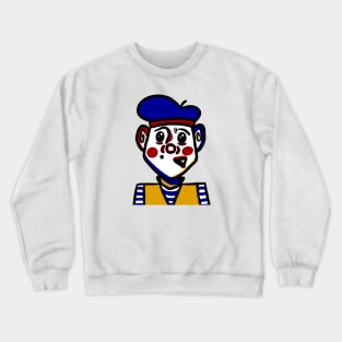 Pop Art Mime Crewneck Sweatshirt